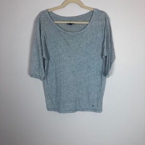 American Eagle Outfitters Blue 3/4 Sleeve Tee